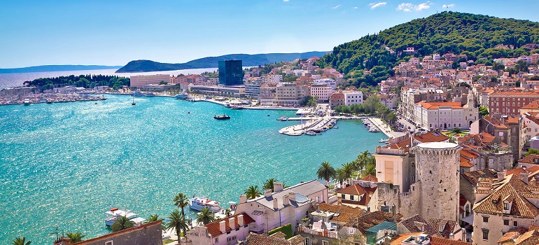 Miasto Split w Chorwacji