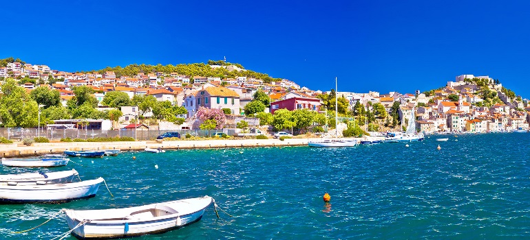 Miasto Szybenik w Chorwacji